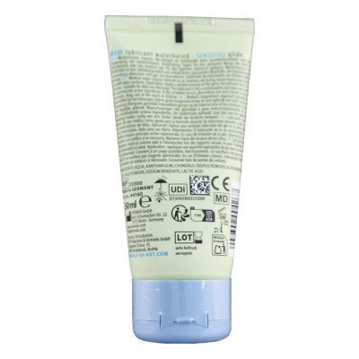 HOT - BIO LUBRIFICANTE À BASE ÁGUA SENSITIV 50 ML - D-245282 - Dona Pimenta