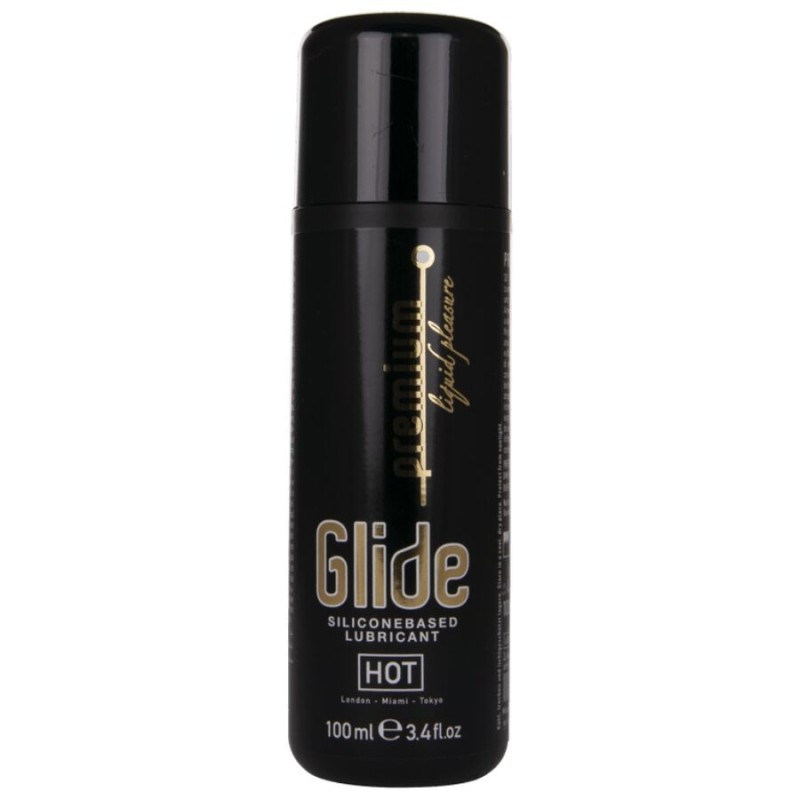HOT - LUBRIFICANTE PREMIUM SILICONE GLIDE À BASE DE SILICONE 100 ML - D-245263 - Dona Pimenta