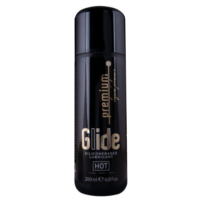 HOT - LUBRIFICANTE PREMIUM SILICONE GLIDE À BASE DE SILICONE 200 ML - D-245264 - Dona Pimenta