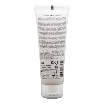 HOT - SUPERGLIDE LUBRIFICANTE COMESTÍVEL À BASE DE ÁGUA COM COCO 75 ML - D-245272 - Dona Pimenta