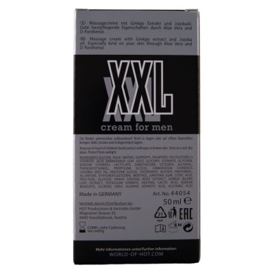 HOT - CREME XXL PARA HOMENS 50 ML - D-245293 - Dona Pimenta