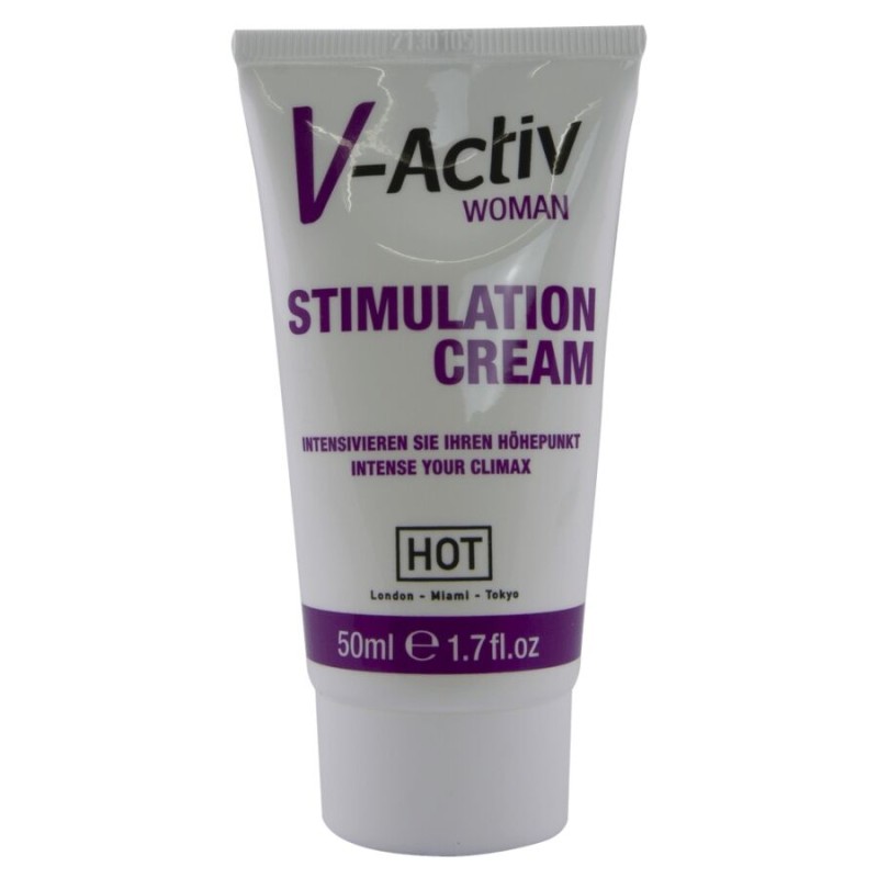 HOT - CREME ESTIMULANTE V-ACTIV PARA MULHERES 50 ML - D-245314 - Dona Pimenta