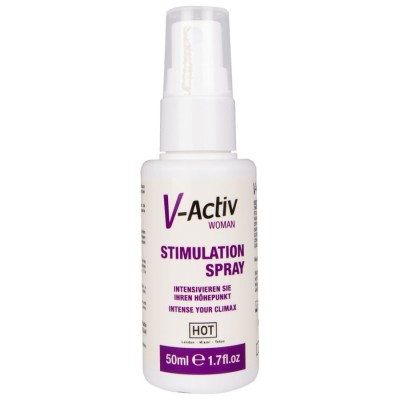 HOT - SPRAY ESTIMULANTE V-ACTIV PARA MULHERES 50 ML - D-245318 - Dona Pimenta
