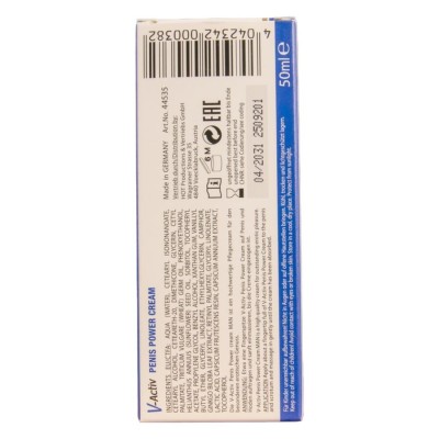 HOT - CREME PARA POTÊNCIA PENIANA V-ACTIV PARA HOMENS 50 ML - D-245313 - Dona Pimenta