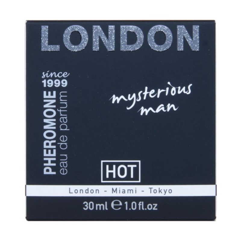 HOT - PERFUME DE FEROMÔNIOS LONDRES HOMEM MISTERIOSO 30 ML - D-245329 - Dona Pimenta