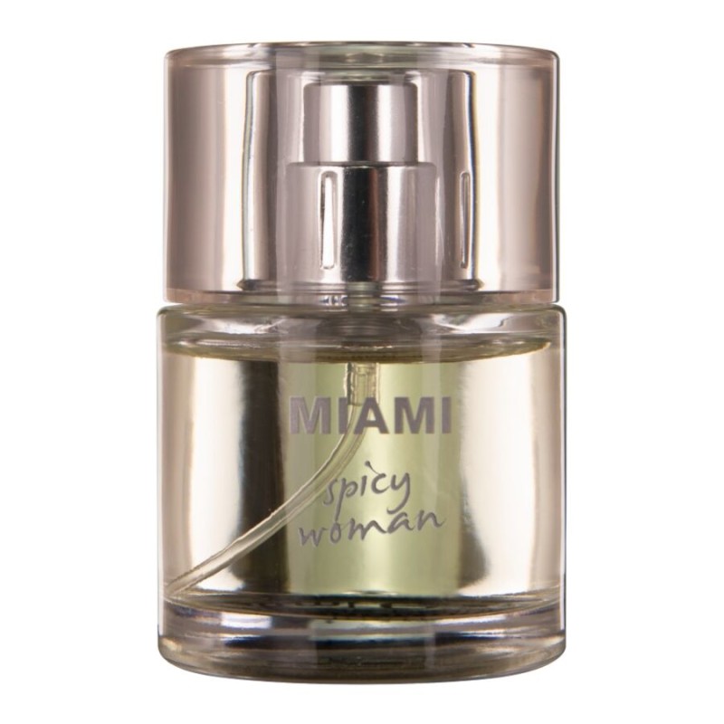 HOT - PERFUME DE FEROMÔNIOS MIAMI SPICY WOMAN 30 ML - D-245334 - Dona Pimenta