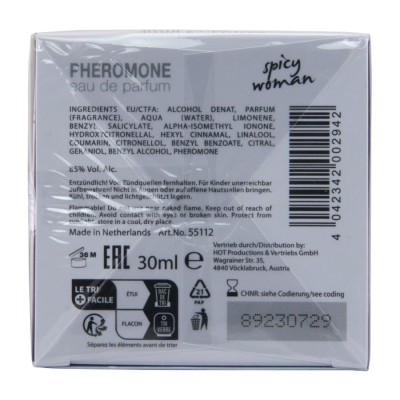 HOT - PERFUME DE FEROMÔNIOS MIAMI SPICY WOMAN 30 ML - D-245334 - Dona Pimenta