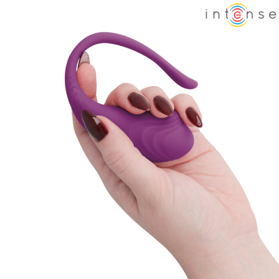 INTENSE - OVO VIBRATÓRIO ROXO OLIVIA COM CONTROLE REMOTO - D-245386 - Dona Pimenta