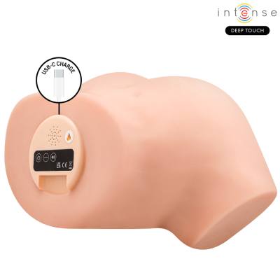 INTENSE DEEP TOUCH - MASTURBADOR ANAL E VAGINAL NICOLE COM EFEITOS DE SUCÇÃO, CALOR, VIBRAÇÃO E VOZ, COM CONTROLE REMOTO, 5.3 KG