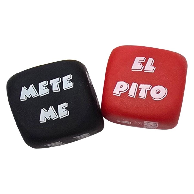 DIABLO PICANTE - 2 DADOS DE AÇÃO E PARTE DO CORPO - D-230262 - Dona Pimenta