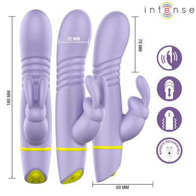 INTENSE - HELEN RABBIT STIMULATOR & THRUSTING VIBRATION - D-245066 - Dona Pimenta