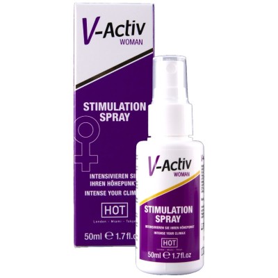 HOT - SPRAY ESTIMULANTE V-ACTIV PARA MULHERES 50 ML - D-245318 - Dona Pimenta