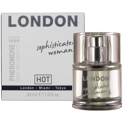 HOT - PERFUME DE FEROMÔNIOS LONDON MULHER SOFISTICADA 30 ML - D-245333 - Dona Pimenta