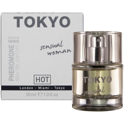 HOT - PERFUME DE FEROMÔNIOS TOKYO SENSUAL WOMAN 30 ML - D-245335 - Dona Pimenta