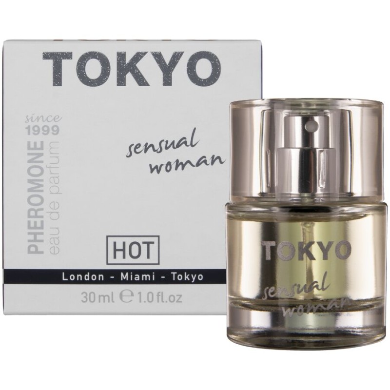 HOT - PERFUME DE FEROMÔNIOS TOKYO SENSUAL WOMAN 30 ML - D-245335 - Dona Pimenta