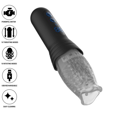 JAMYJOB - SPINJOB 2.0 MASTURBADOR COM EMPURRAÇÃO E ROTAÇÃO - D-245126 - Dona Pimenta