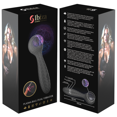 IBIZA - VIBRADOR E ESTIMULADOR DE PLASMA SPHERE - D-244816 - Dona Pimenta