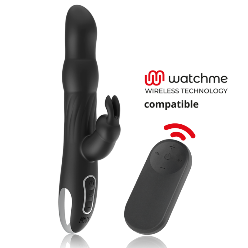 BRILLY GLAM - VIBRADOR E ROTADOR  MOEBIUS COELHO COMPATÍVEL COM A TECNOLOGIA WATCHME WIRELESS - D-232443 - Dona Pimenta