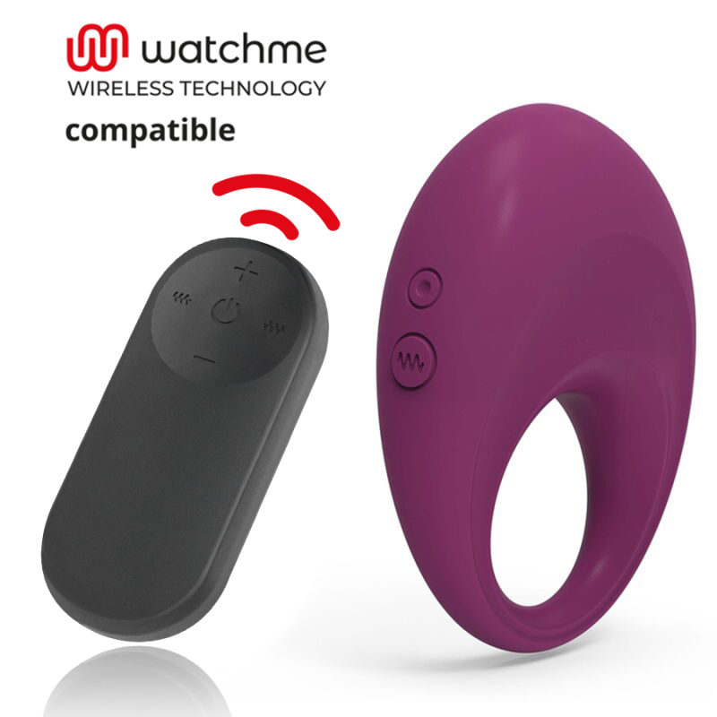 COVERME DYLAN COCK RING RECHAGEABLE WATCHME WIRELESS TECHNOLOGY COMPATIBLE - D-221308 - Dona Pimenta