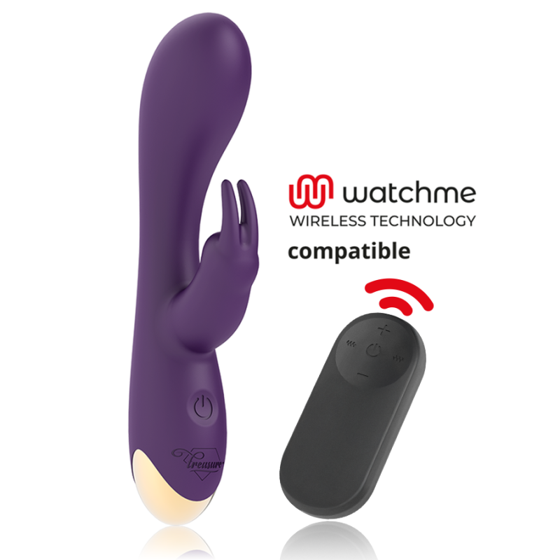 TREASURE LAURENCE RABBIT VIBRATOR WATCHME WIRELESS TECHNOLOGY COMPATÍVEL - D-232457 - Dona Pimenta