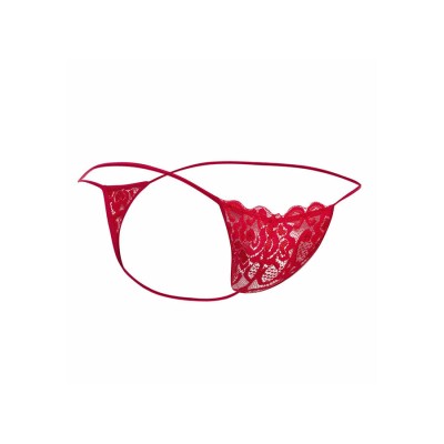 MOB - TANGA DE RENDA VERMELHA TAMANHO L/XL - D-243530 - Dona Pimenta