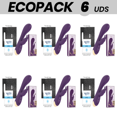ECOPACK 6 UNIDADES - TREASURELAURENCE RABBIT VIBRATOR COMPATIBLE CON WATCHME WIRELESS TECHNOLOGY - D-233616 - Dona Pimenta