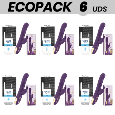ECOPACK 6 UNIDADES - TREASUREBASTIAN RABBIT UP & DOWN, ROTATOR & VIBRATOR COMPATIBLE CON WATCHME WIRELESS TECHNOLOGY - D-233618 