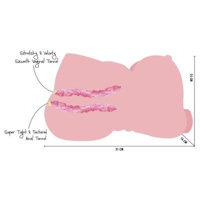 HIDDEN DESIRE - FAT FUCK QUEEN TORSO MASTURBADOR FEMININO 6 KG - D-245541 - Dona Pimenta