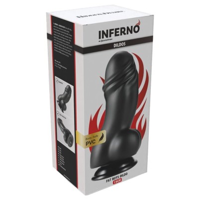 HIDDEN DESIRE - INFERNO DILDO FAT BOYS 19 CM - D-245556 - Dona Pimenta