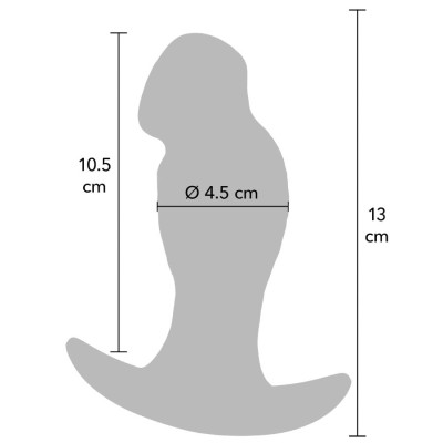 HIDDEN DESIRE - INFERNO PLUG ANAL REALISTA 13 CM - D-245548 - Dona Pimenta