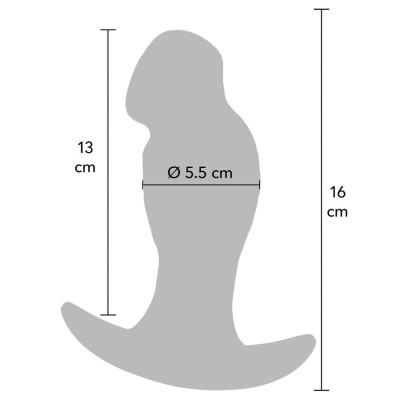 HIDDEN DESIRE - INFERNO PLUG ANAL REALISTA 16 CM - D-245549 - Dona Pimenta