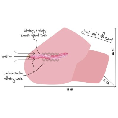 HIDDEN DESIRE - JUICY SUCKING PUSSY TORSO MASTURBADOR FEMININO 4 KG - D-245542 - Dona Pimenta