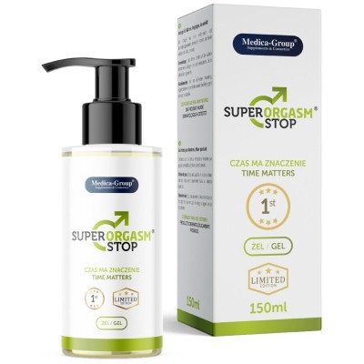 MEDICA GROUP - SUPER ORGASM STOP GEL ÍNTIMO PARA HOMENS 150 ML - D-245602 - Dona Pimenta