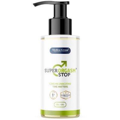 MEDICA GROUP - SUPER ORGASM STOP GEL ÍNTIMO PARA HOMENS 150 ML - D-245602 - Dona Pimenta