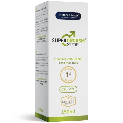 MEDICA GROUP - SUPER ORGASM STOP GEL ÍNTIMO PARA HOMENS 150 ML - D-245602 - Dona Pimenta
