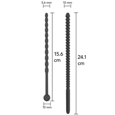 HIDDEN DESIRE - EXTREME ADVANCED DILATADORES URETRAIS COM ESTRIAS 2 UNIDADES - D-245586 - Dona Pimenta