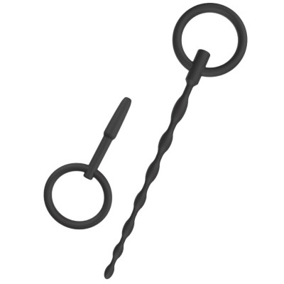 HIDDEN DESIRE - EXTREME STARTER CONJUNTO DE PLUGS URETRAIS 2 UNIDADES - D-245588 - Dona Pimenta