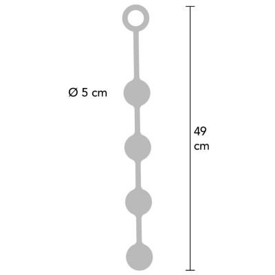 HIDDEN DESIRE - EXTREME BOLAS ANAIS PESADAS XL - D-245591 - Dona Pimenta