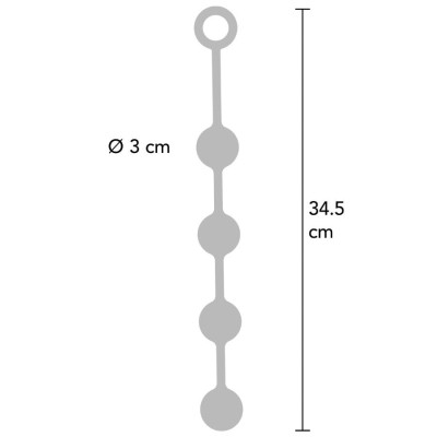 HIDDEN DESIRE - EXTREME BOLAS ANAIS PESADAS M - D-245592 - Dona Pimenta