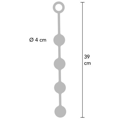 HIDDEN DESIRE - EXTREME BOLAS ANAIS PESADAS L - D-245593 - Dona Pimenta