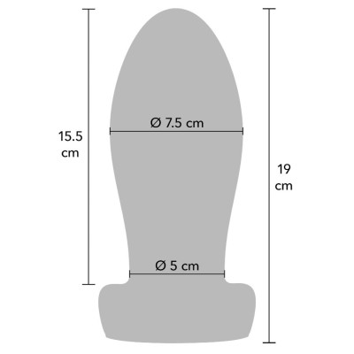 HIDDEN DESIRE - EXTREME HEAVY STRETCHER PLUG ANAL XL - D-245598 - Dona Pimenta