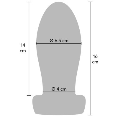 HIDDEN DESIRE - EXTREME HEAVY ANAL STRETCHER PLUG ANAL L - D-245599 - Dona Pimenta