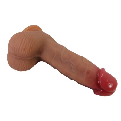 PRETTY LOVE - DUVALL DILDO REALISTA COM VENTOSA 19,3 CM -Ø- 4,5 CM - D-245199 - Dona Pimenta