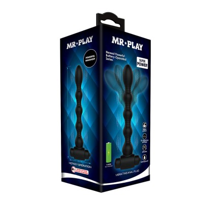 MR PLAY - MASSAGEADOR DE PLUG ANAL VIBRATÓRIO - D-245187 - Dona Pimenta
