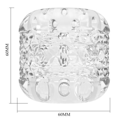 PRETTY LOVE - CRYSTLE MASTURBADOR DE ENTRADA DUPLA - D-245183 - Dona Pimenta