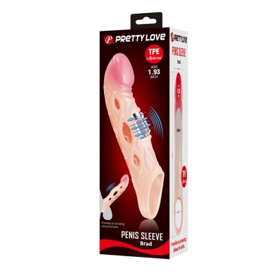 PRETTY LOVE - BRAD CAPA VIBRATÓRIA PARA PÊNIS - D-245186 - Dona Pimenta