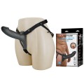 PRETTY LOVE - LANDON BLACK VIBRATING STRAP-ON - D-245192 - Dona Pimenta