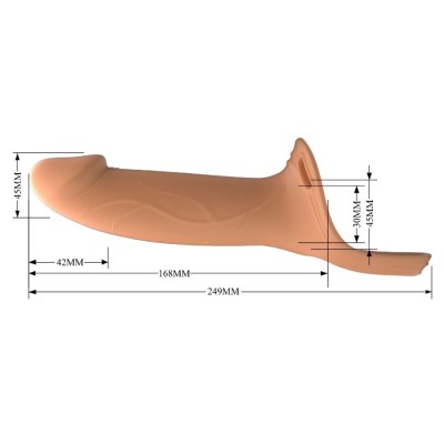 PRETTY LOVE - LANDON, VIBRATÓRIO DE PELE CLARA - D-245193 - Dona Pimenta
