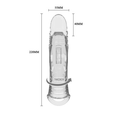 PRETTY LOVE - CAPA TRANSPARENTE PARA PÊNIS - D-245207 - Dona Pimenta