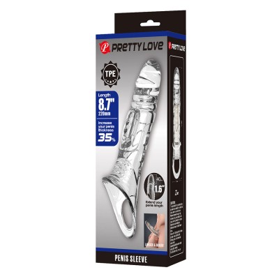 PRETTY LOVE - CAPA TRANSPARENTE PARA PÊNIS - D-245207 - Dona Pimenta